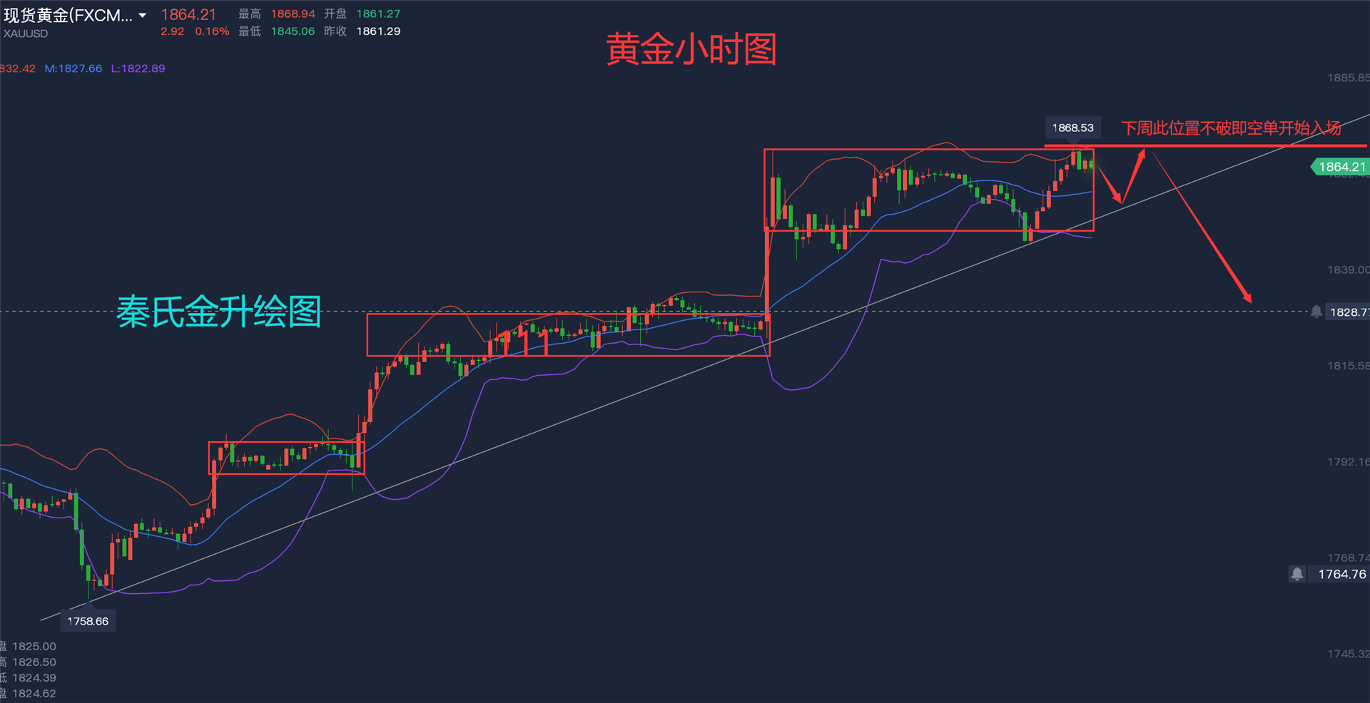 下周一黄金最有可能走势预测，深度分析与情感解读